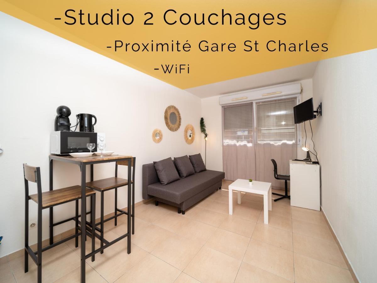Appartement Climatise Avec Parking A 6Min A Pied De La Gare St Charles 마르세유 외부 사진