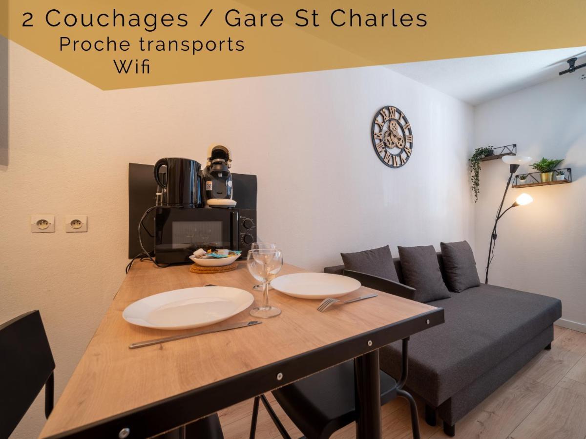 Appartement Climatise Avec Parking A 6Min A Pied De La Gare St Charles 마르세유 외부 사진